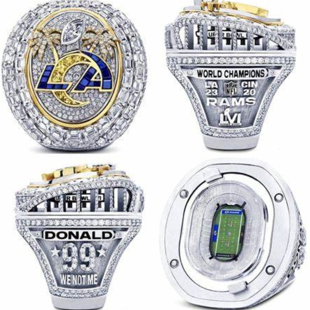 Los Angeles Rams Championship Ring... Superior Quality USA premium version